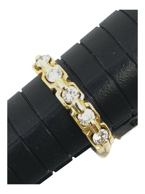 18k yellow gold diamond ring
