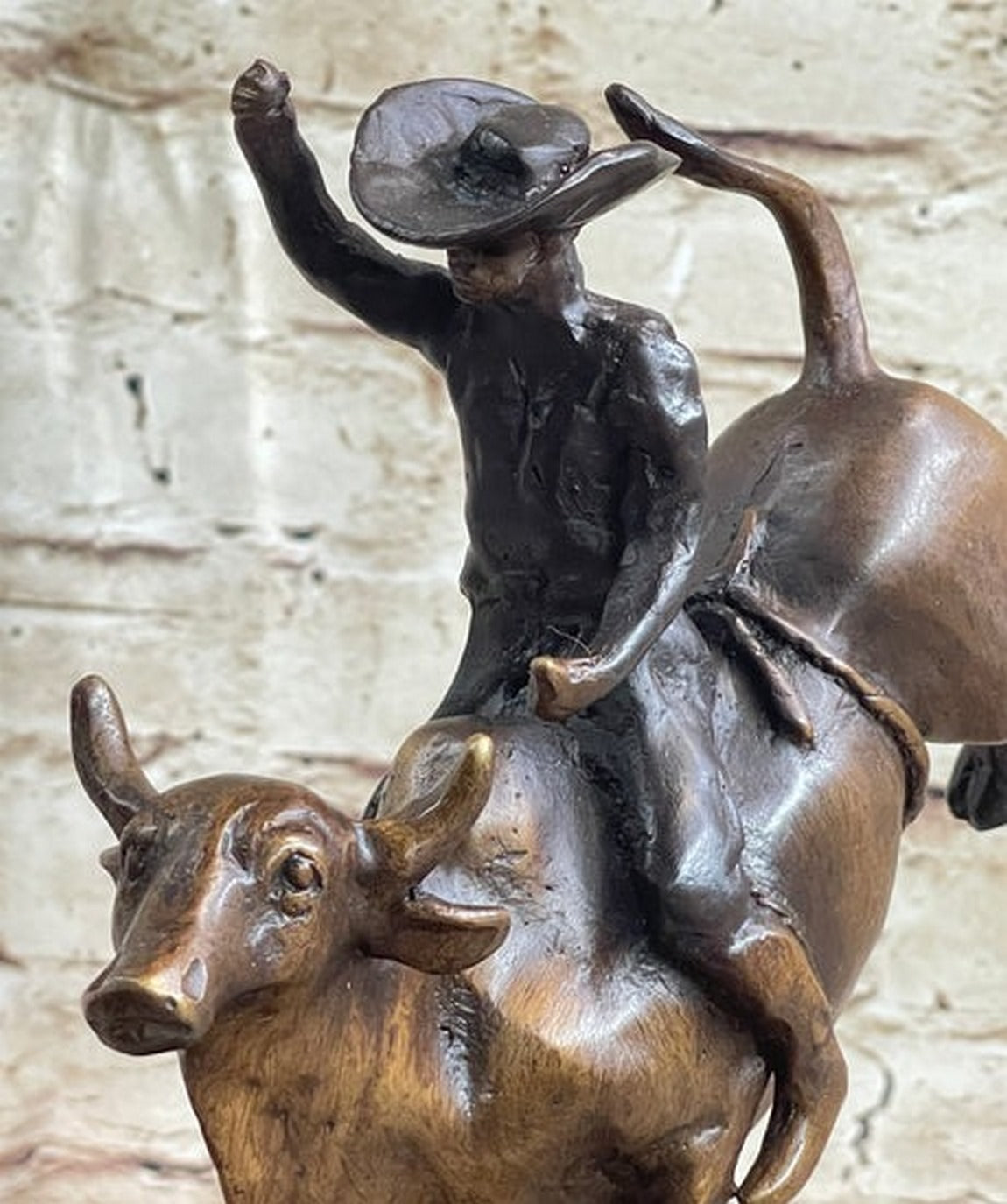 Remington "Rodeo" Riding Bull Sculpture