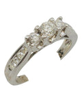 14k white gold diamond ring