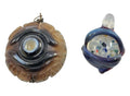 Murano Glass Pendant with a large Jade pendant