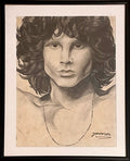 Jim Morrison signed painting