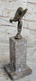 BARYE HOT CAST JUMPING LION SCULPTURE