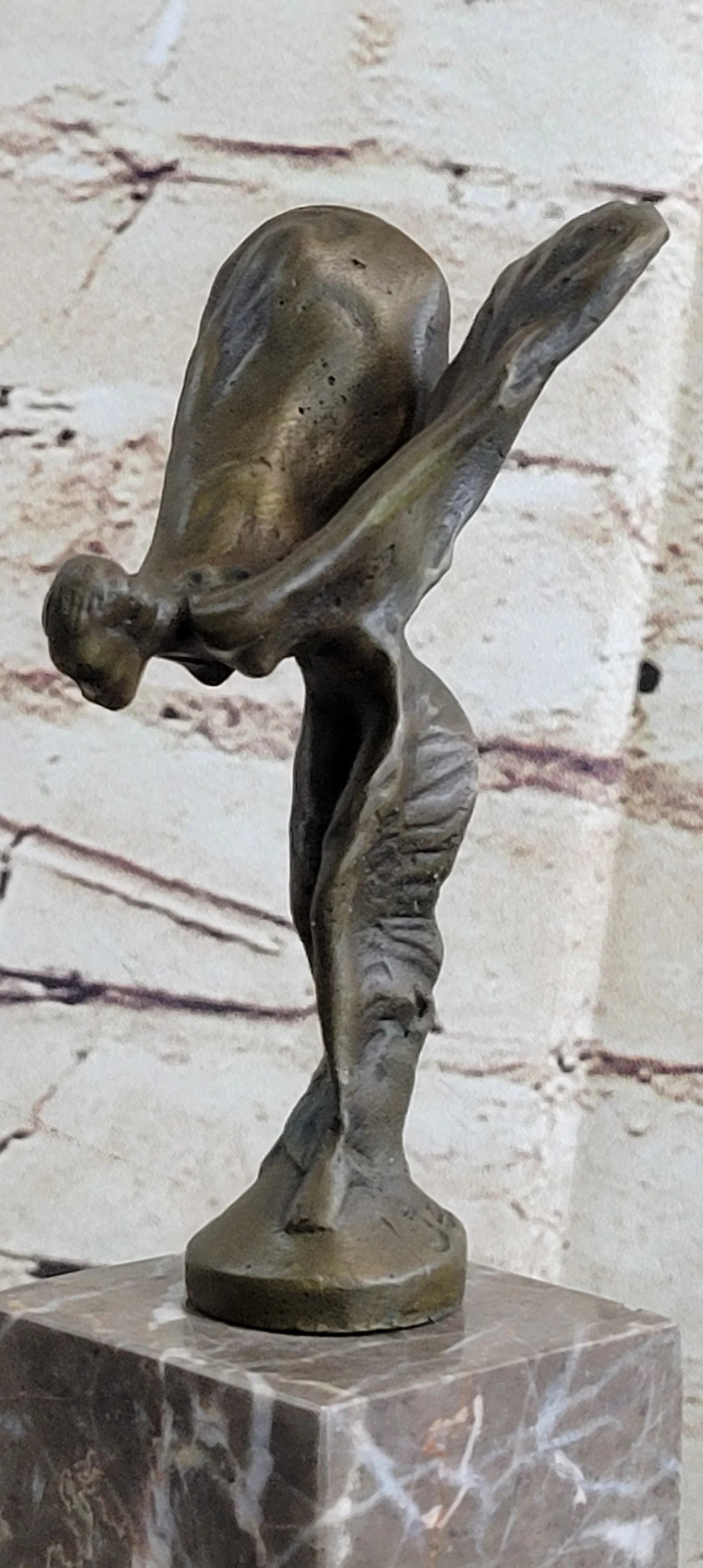 BARYE HOT CAST JUMPING LION SCULPTURE