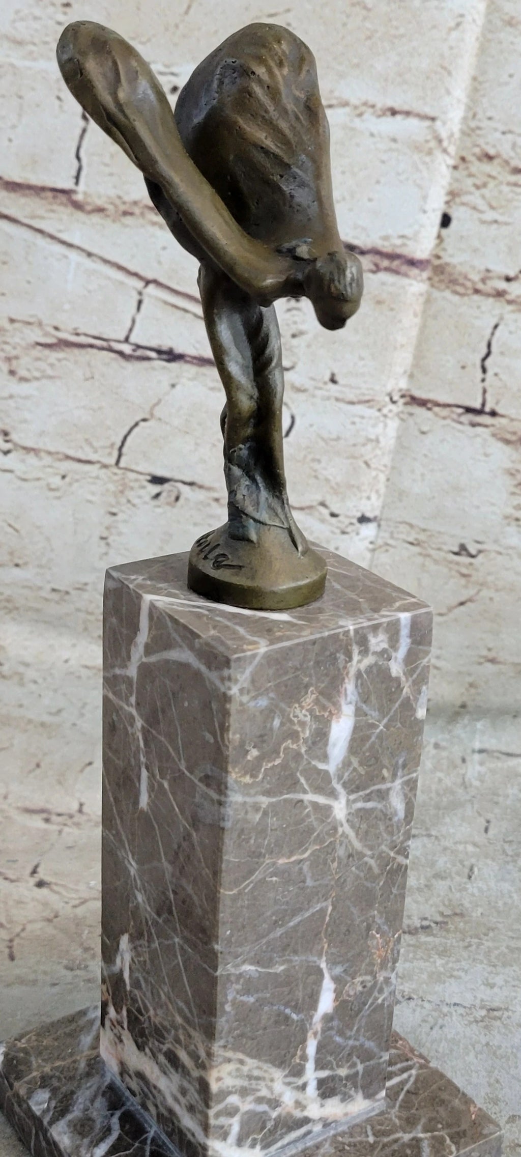 BARYE HOT CAST JUMPING LION SCULPTURE