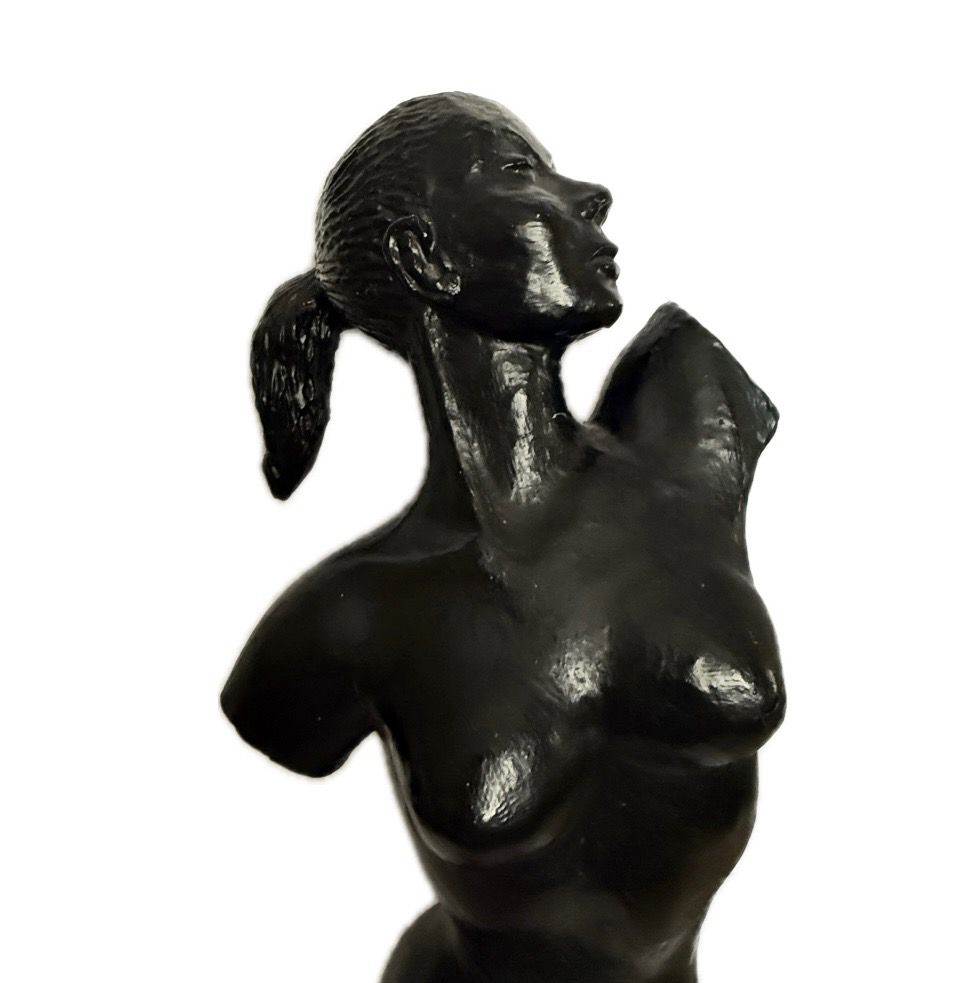 Mid century Modern Sculpture Woman Unknown artist