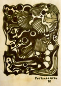 Rene Portocarrero ink on paper