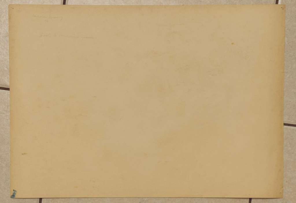 Servando Cabrera " Title: Sketch of a dear friend…Crayon on cardboard 1962"
