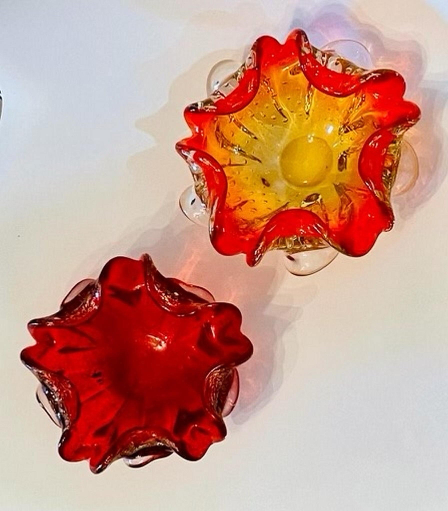 Pair of crystal  dish