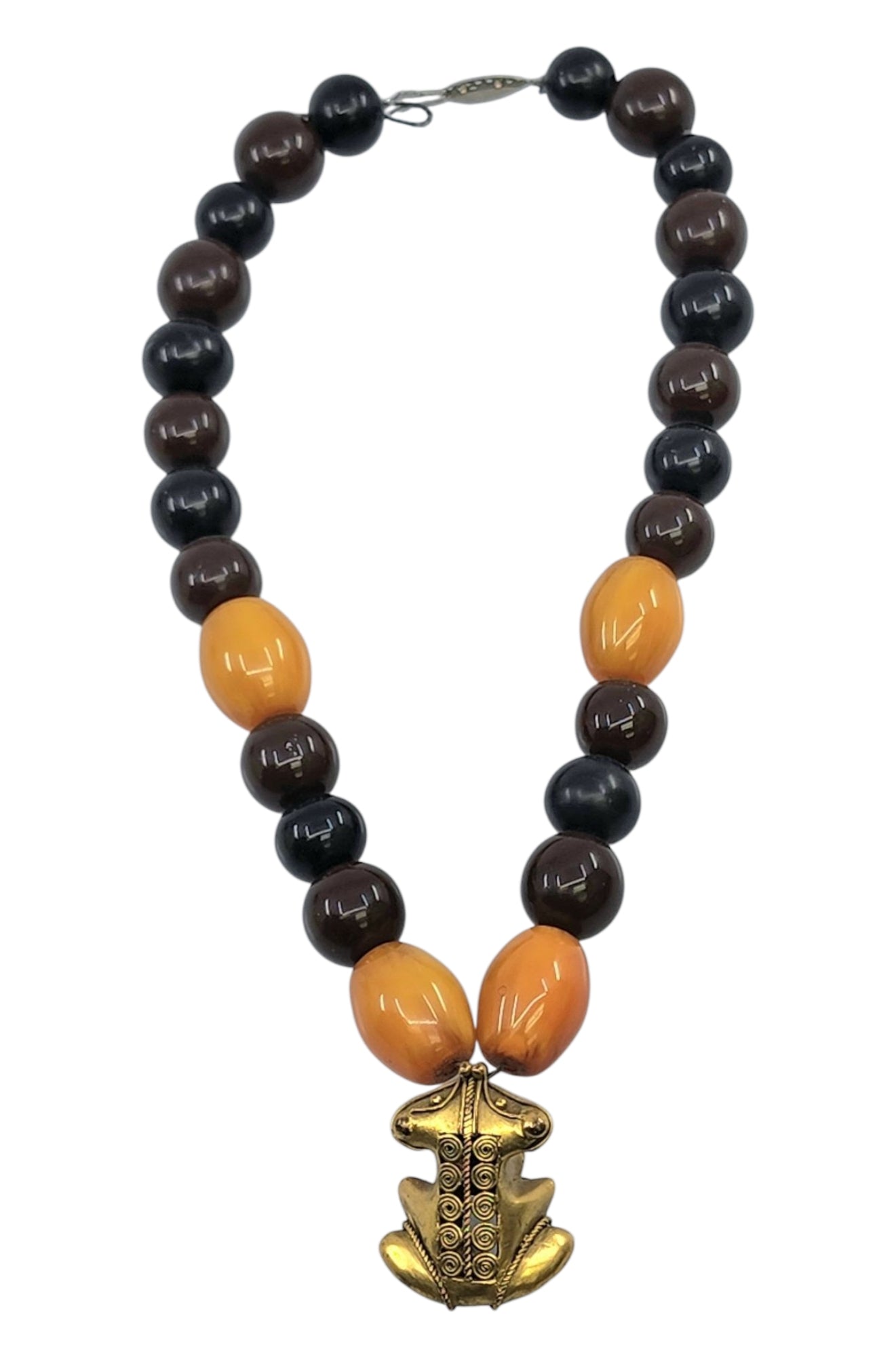 Antique Butterscotch AMBER BEADS necklace