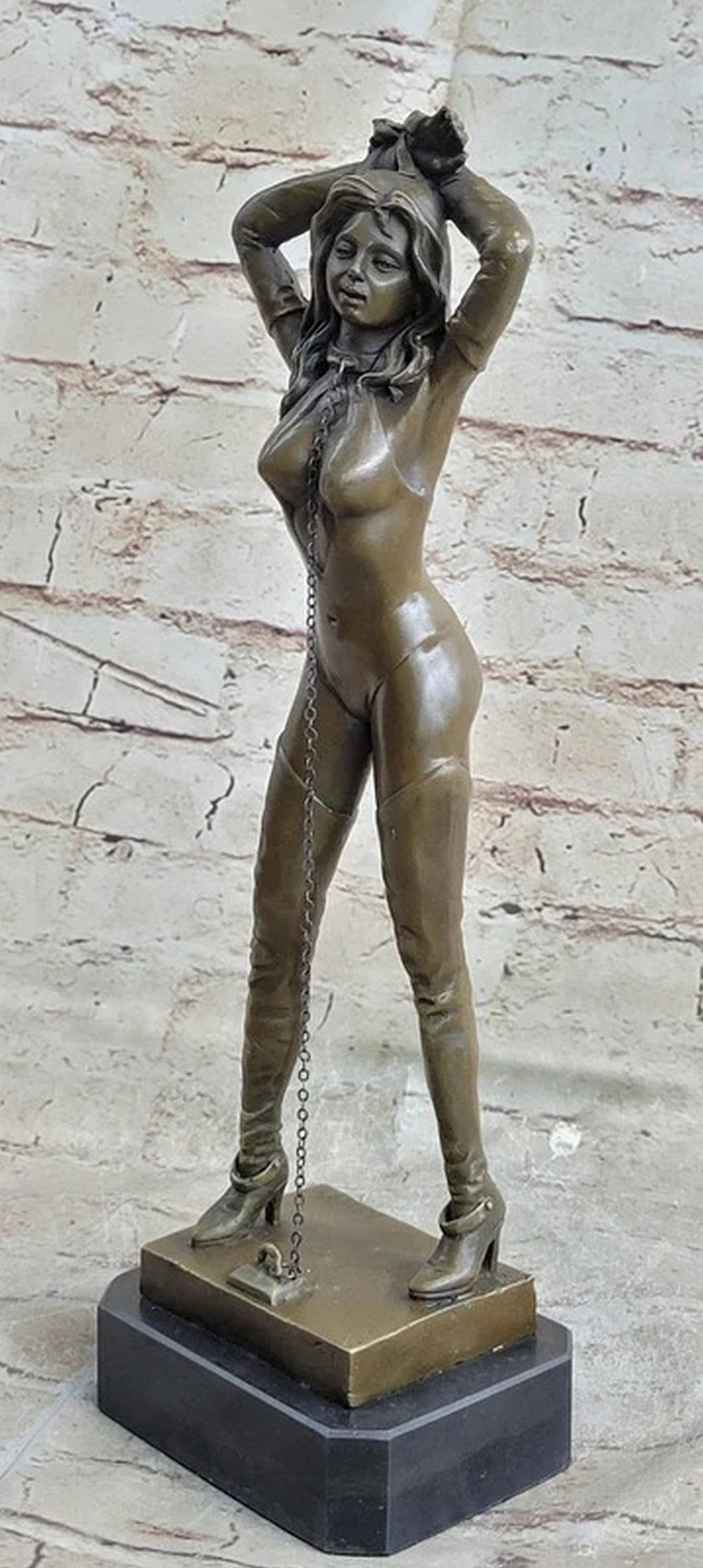F. Preiss Nude Woman Chasity Bronze