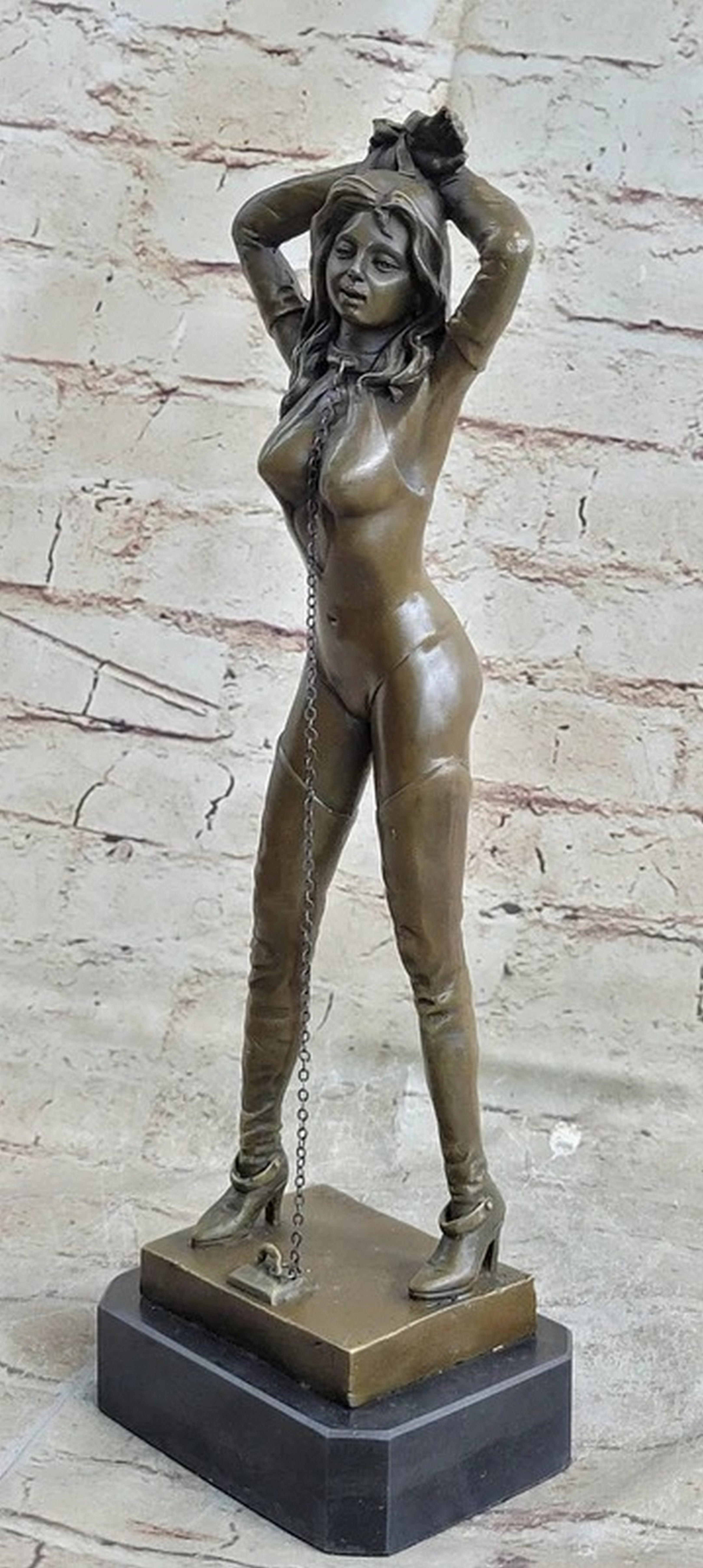 F. Preiss Nude Woman Chasity Bronze