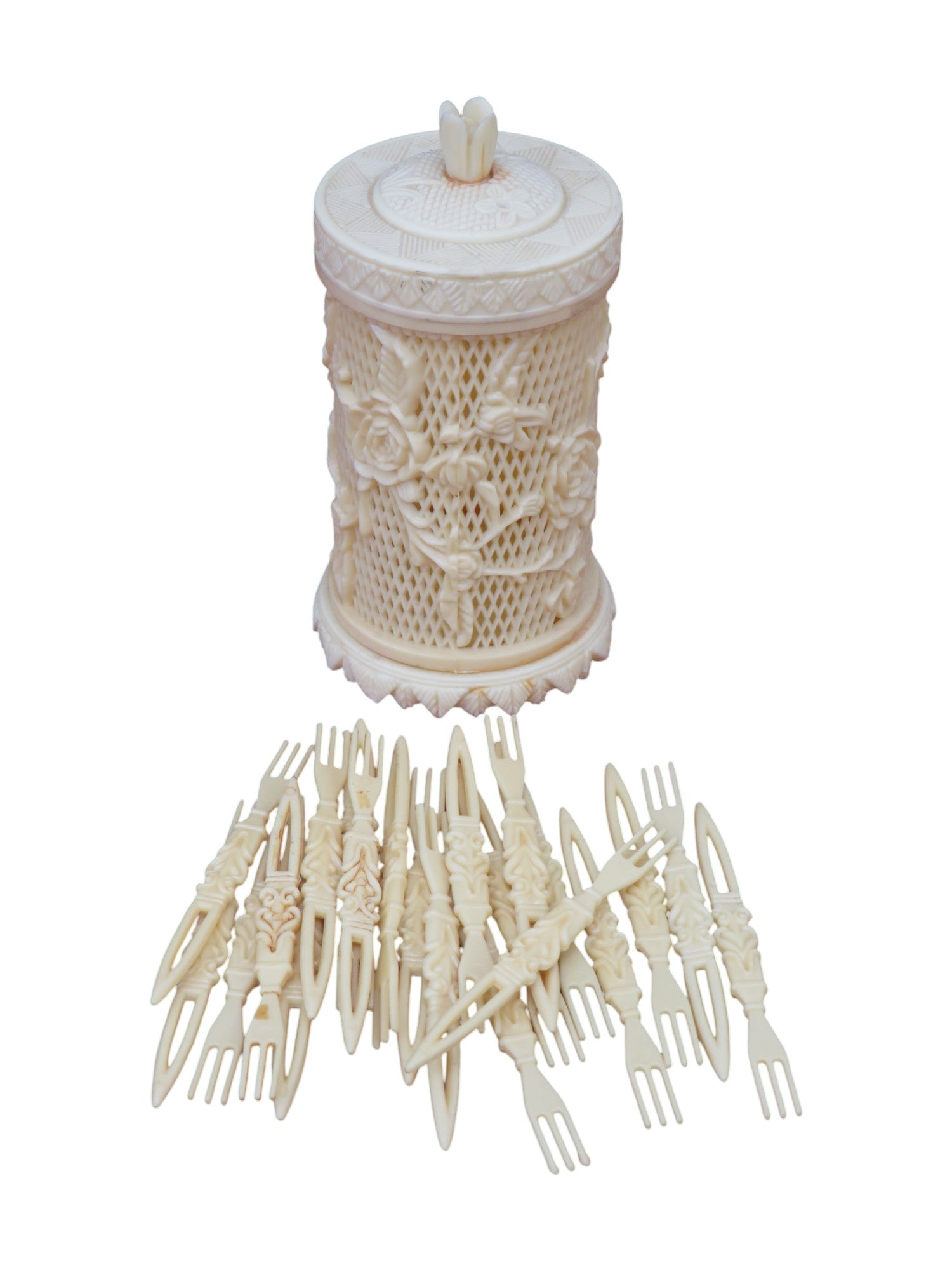 MCM Hong Kong Celluloid Hors d’oeuvres Fork Set