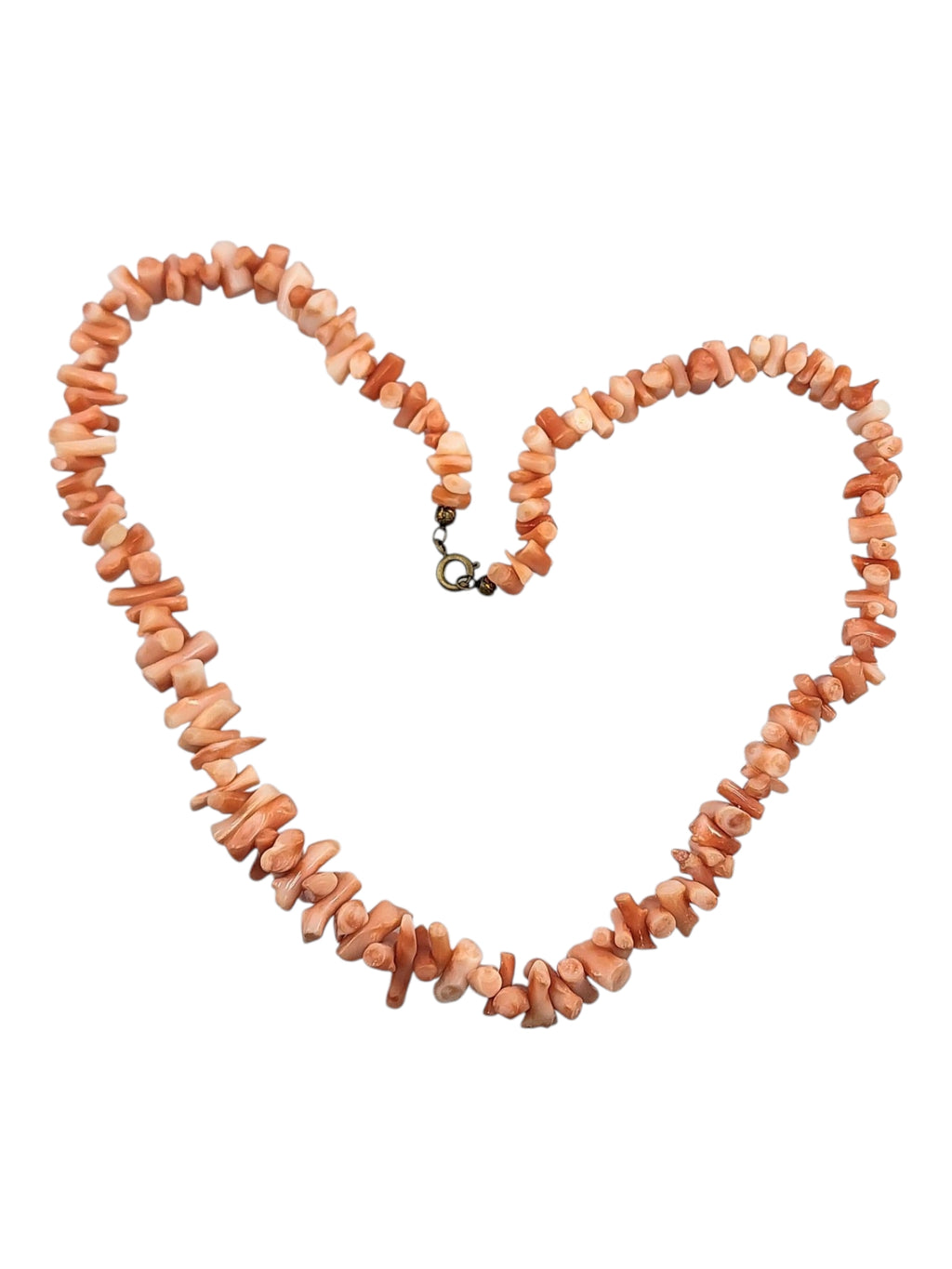 pink coral necklace