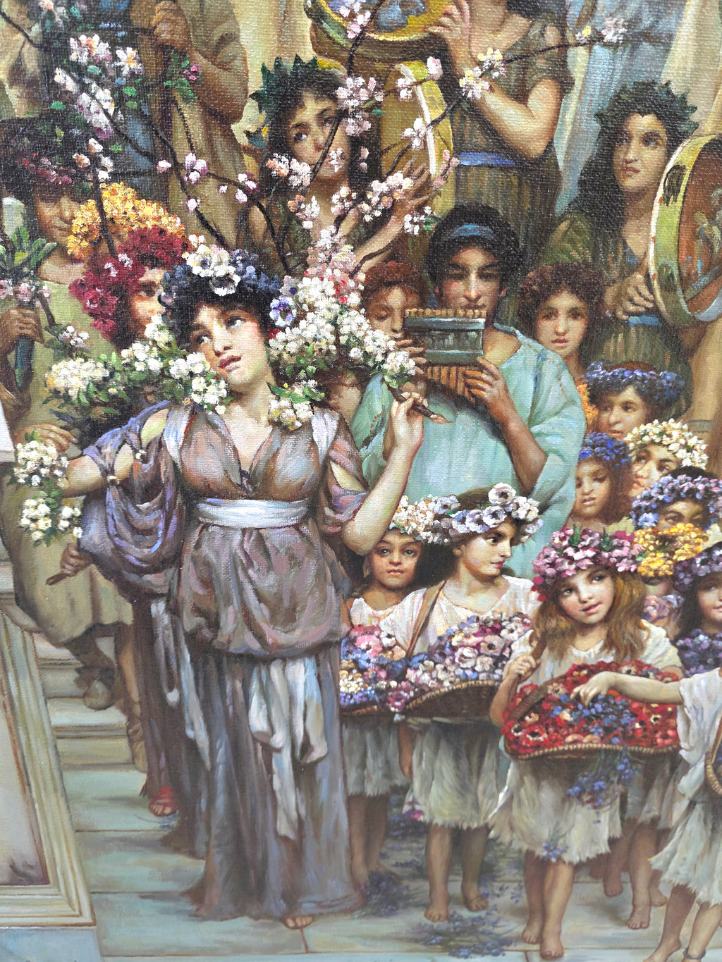 after Lawrence Alma Tadema oil on Canvas