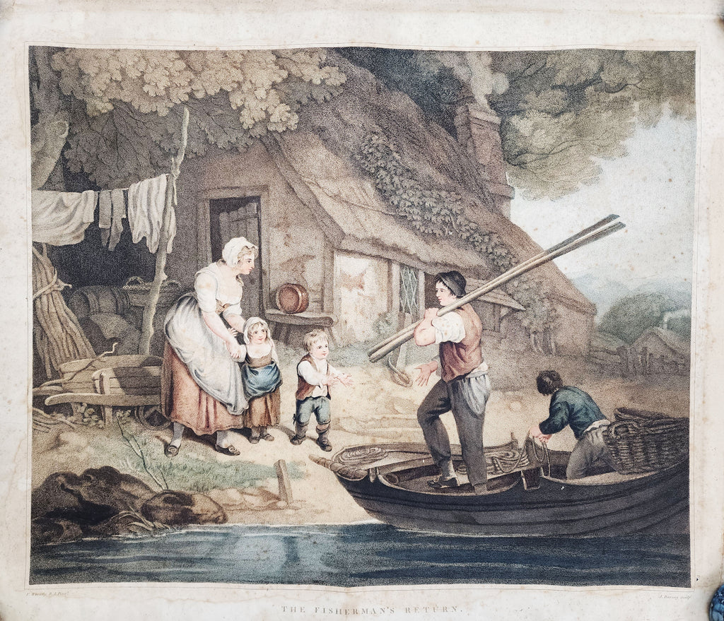 WHEATLEY, Francis engraved by Joseph BARNEY
The Fisherman Going Out; The Fisherman's Return