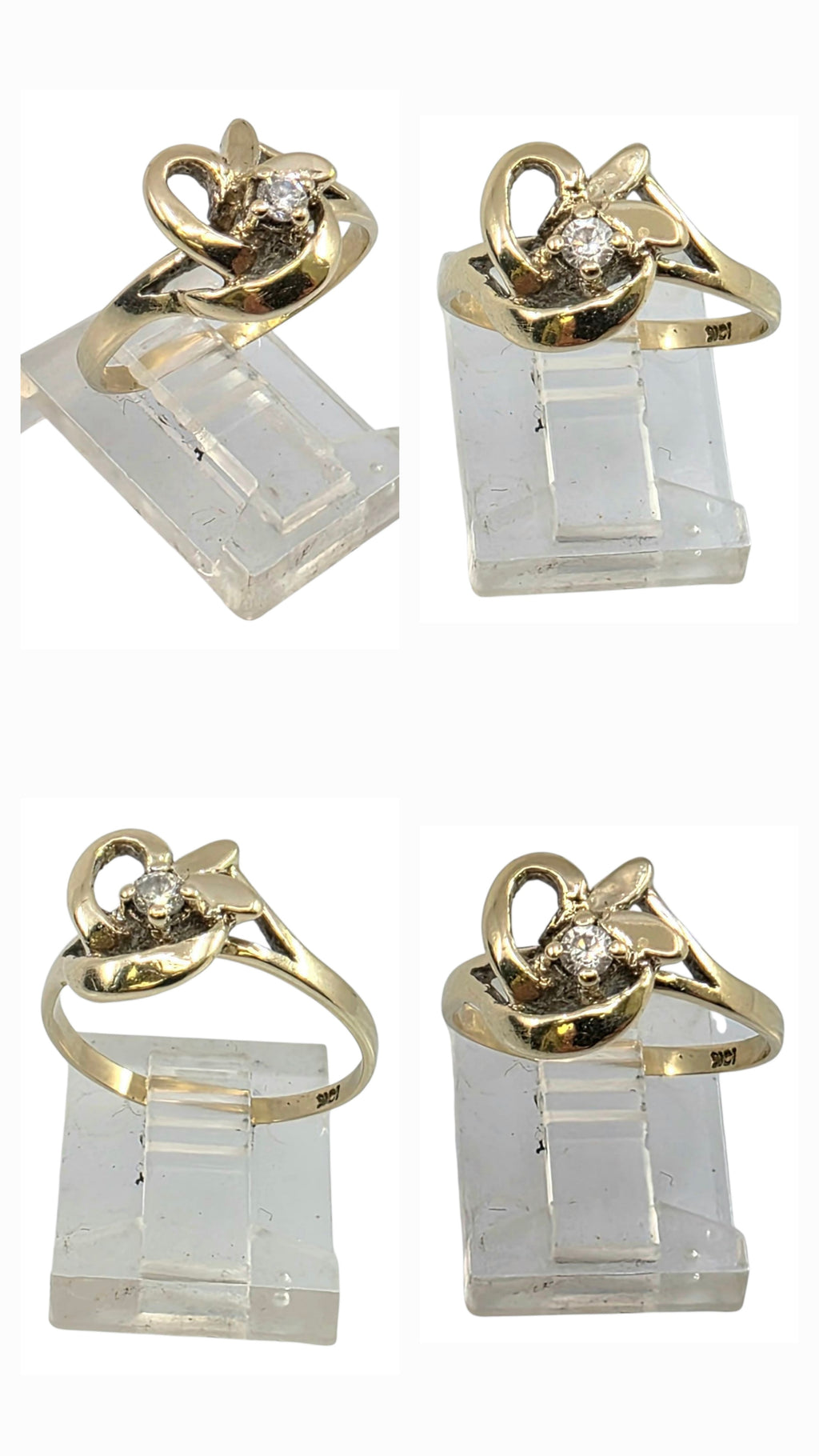 14k Yellow Gold Diamond Ring