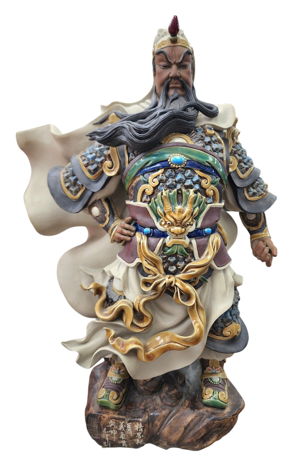 Large Chinese warrior Ceramic Statue