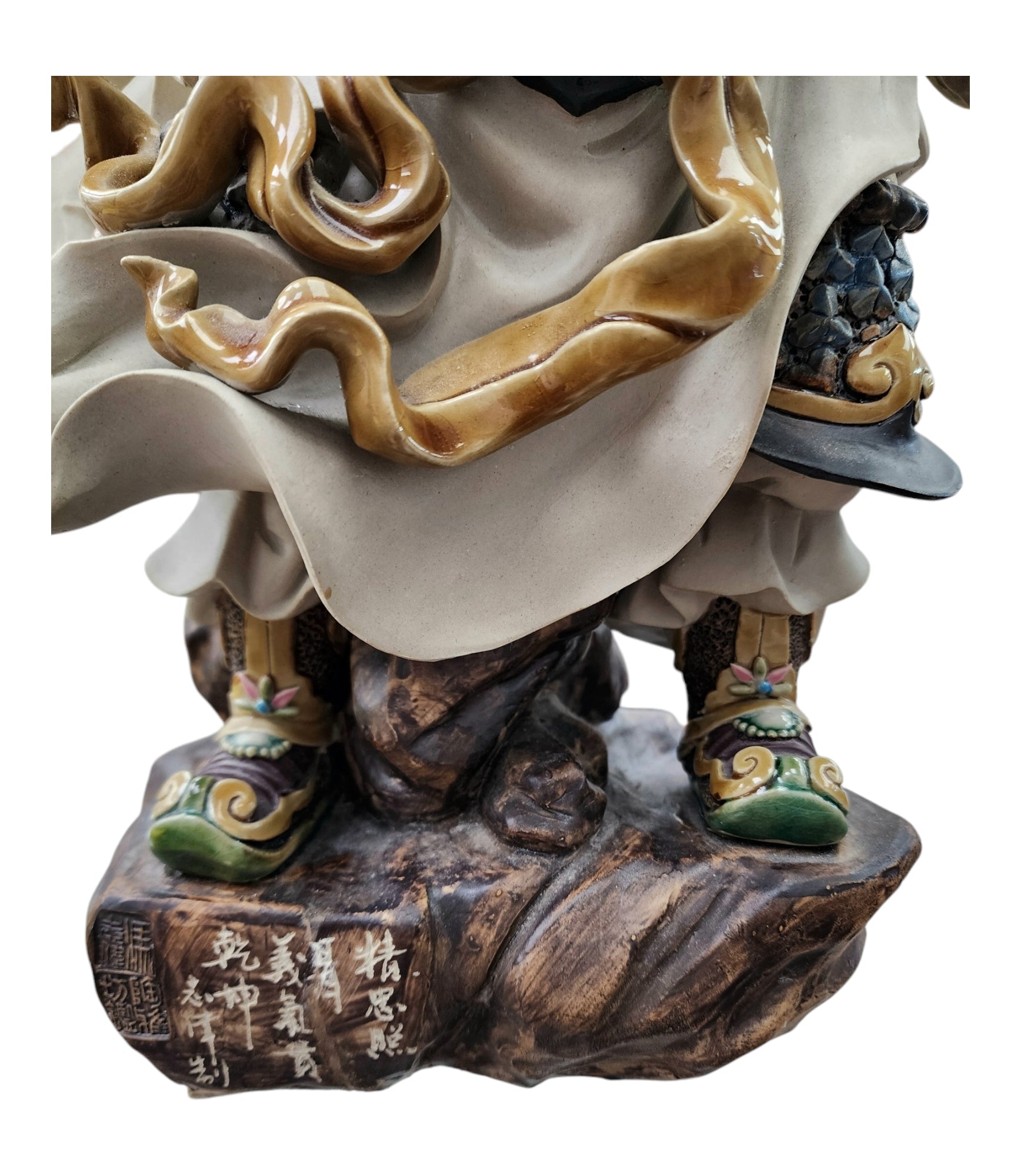 Large Chinese warrior Ceramic Statue