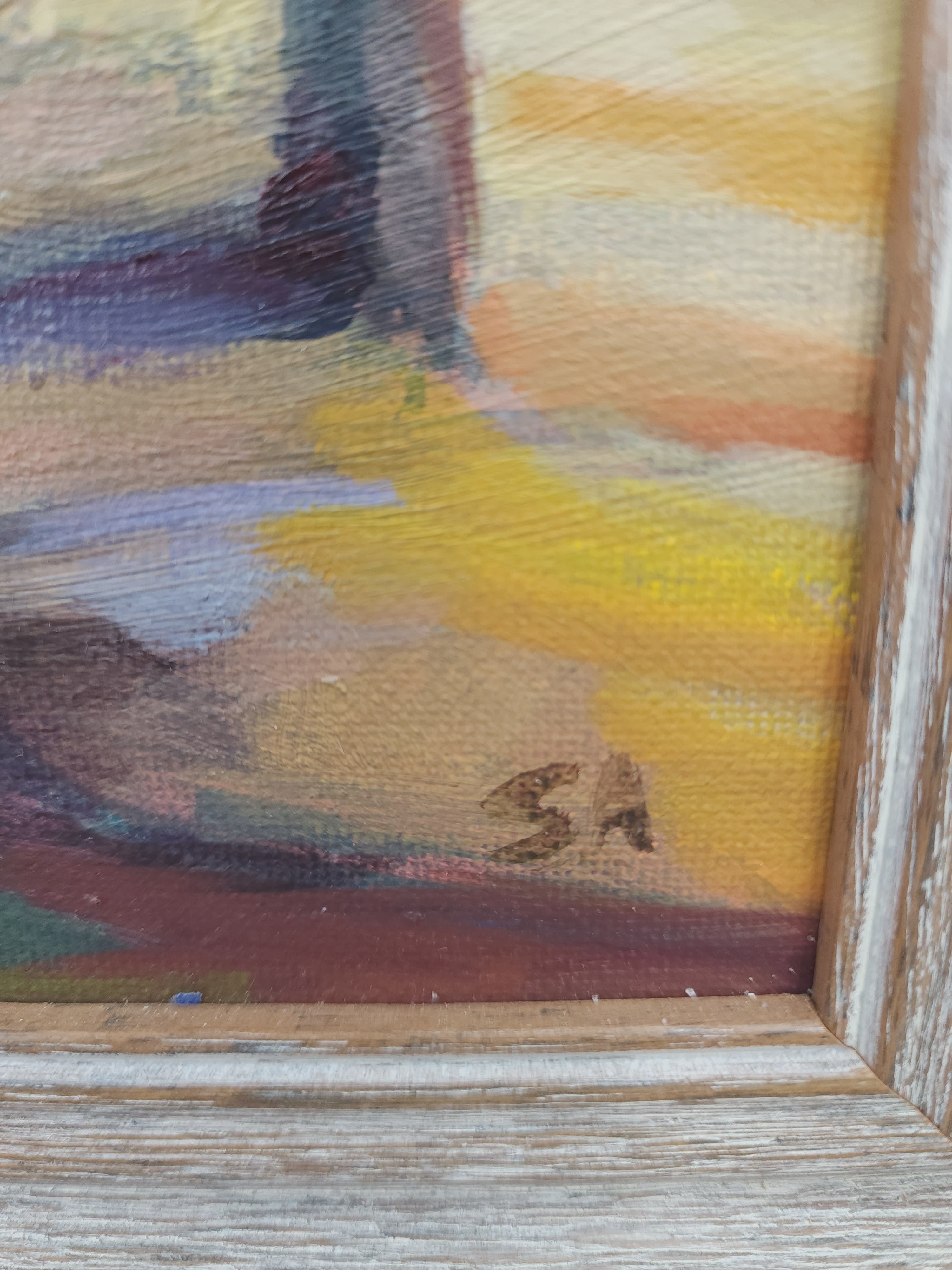 Atwood (oil on board)