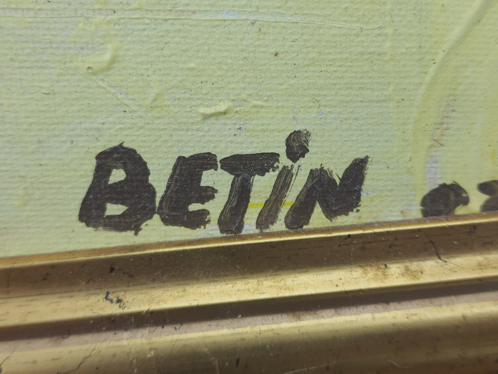 Betin oil on canvas board