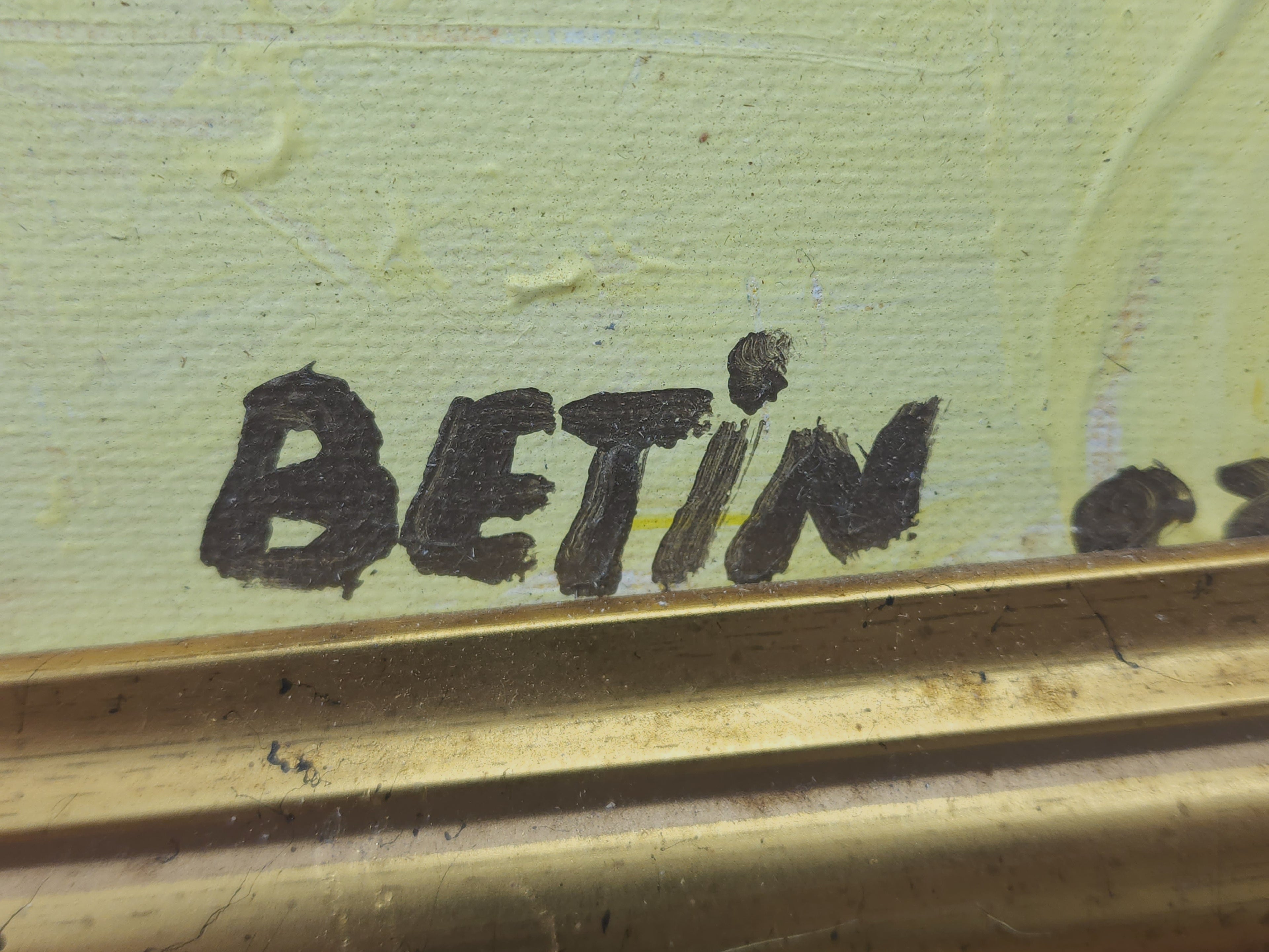 Betin oil on canvas board