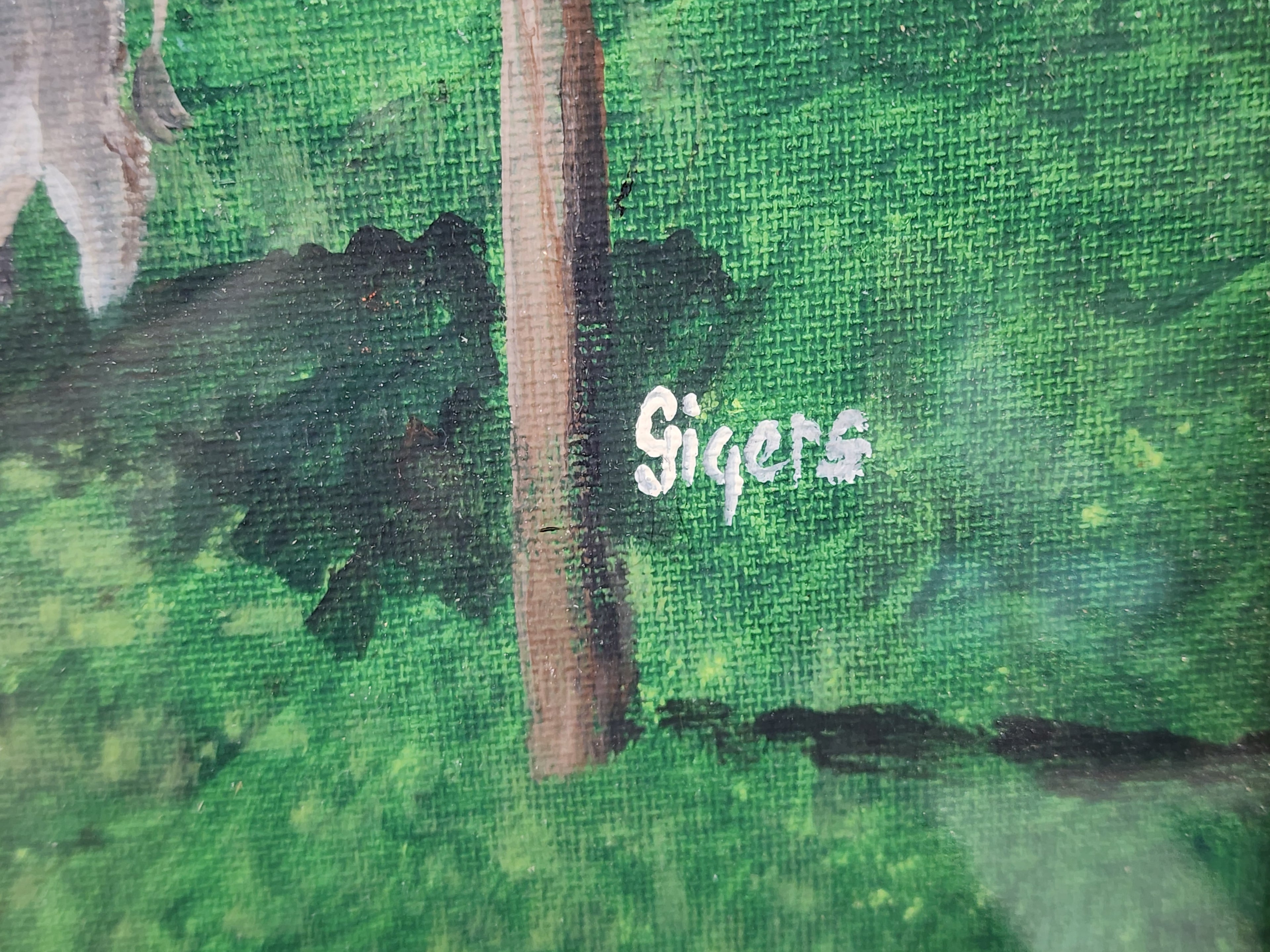 Sigers oil on board