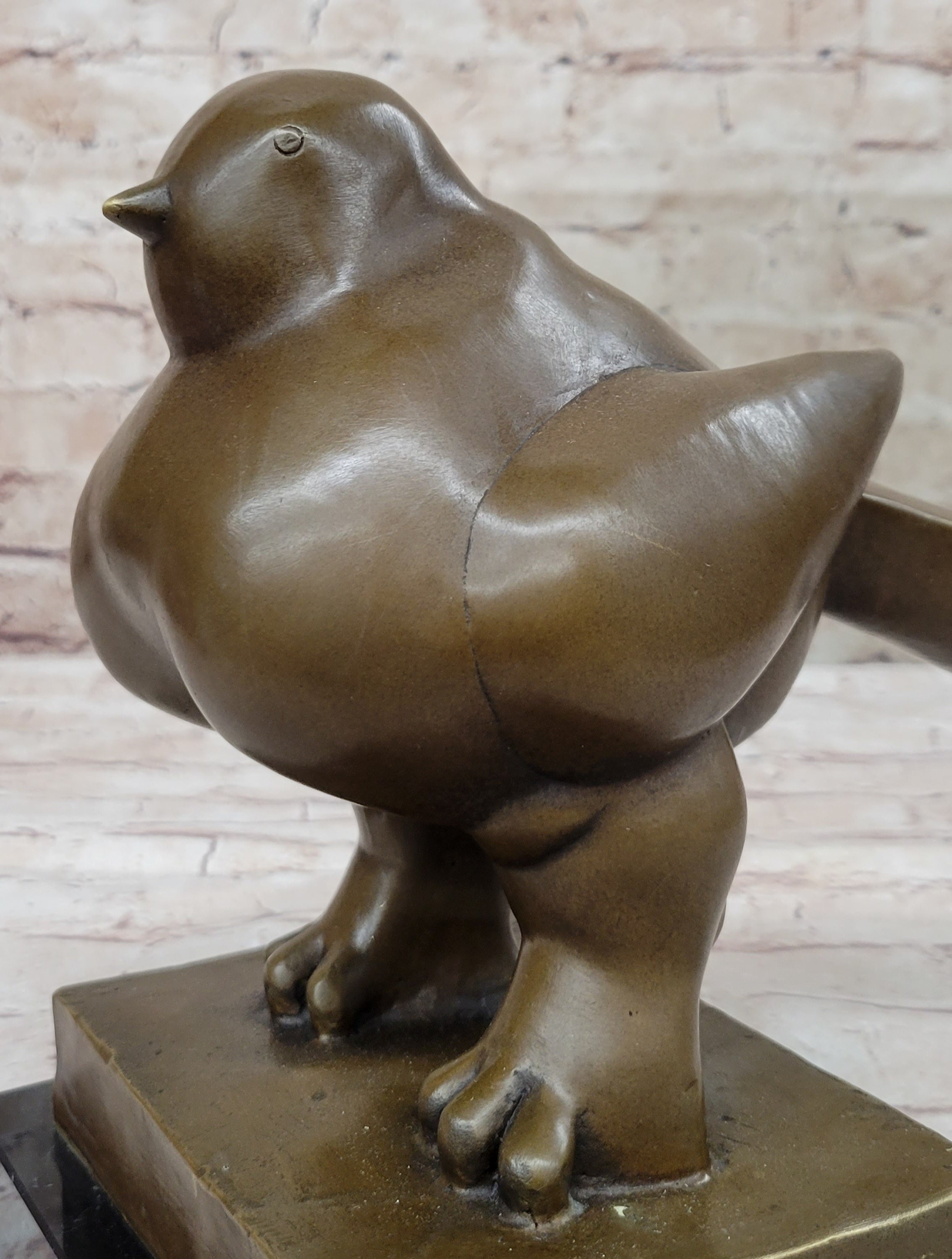 BIRD by Fernando Botero Bronze Pigeon Dove Statue