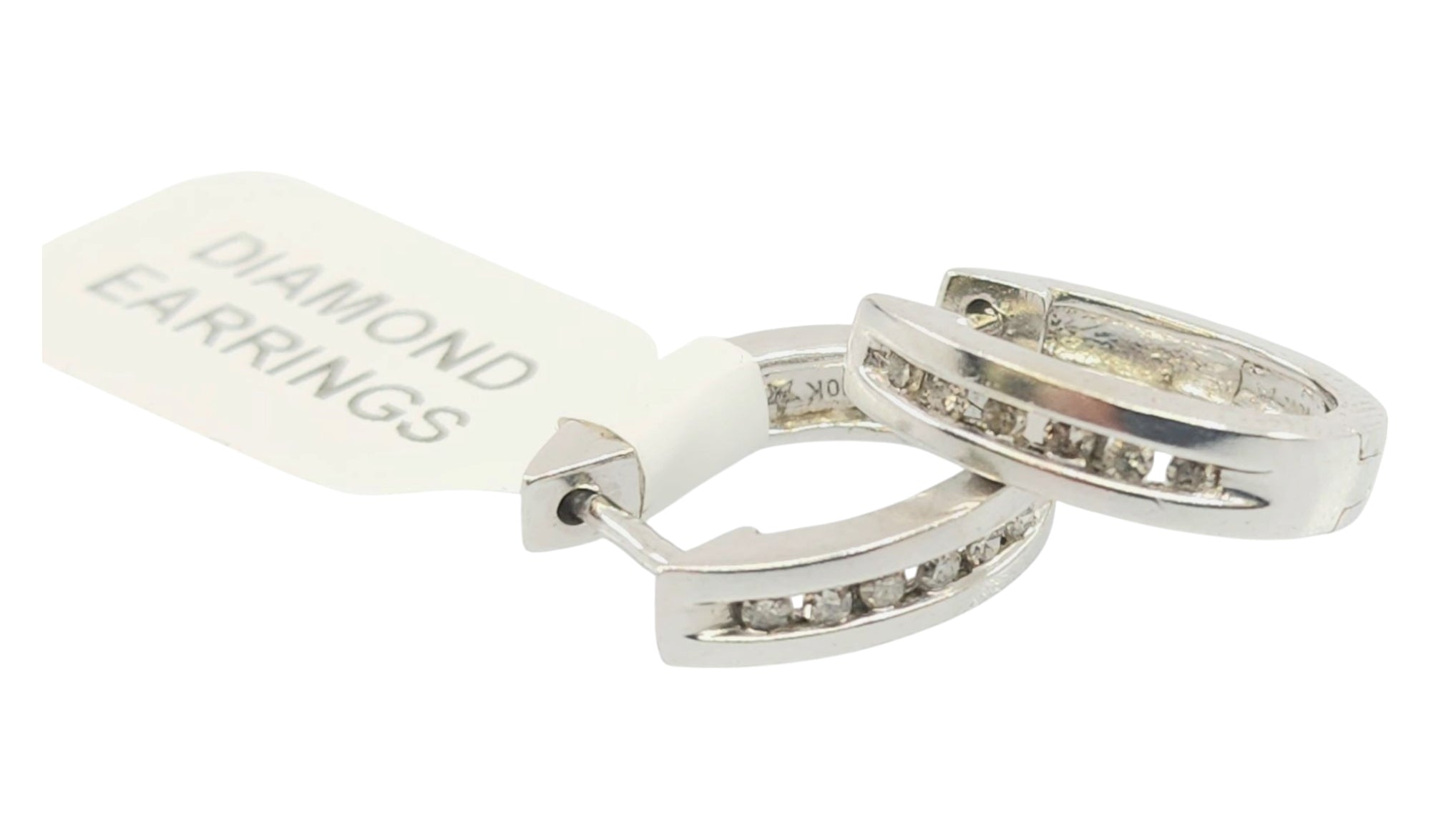 White Gold diamond earrings
