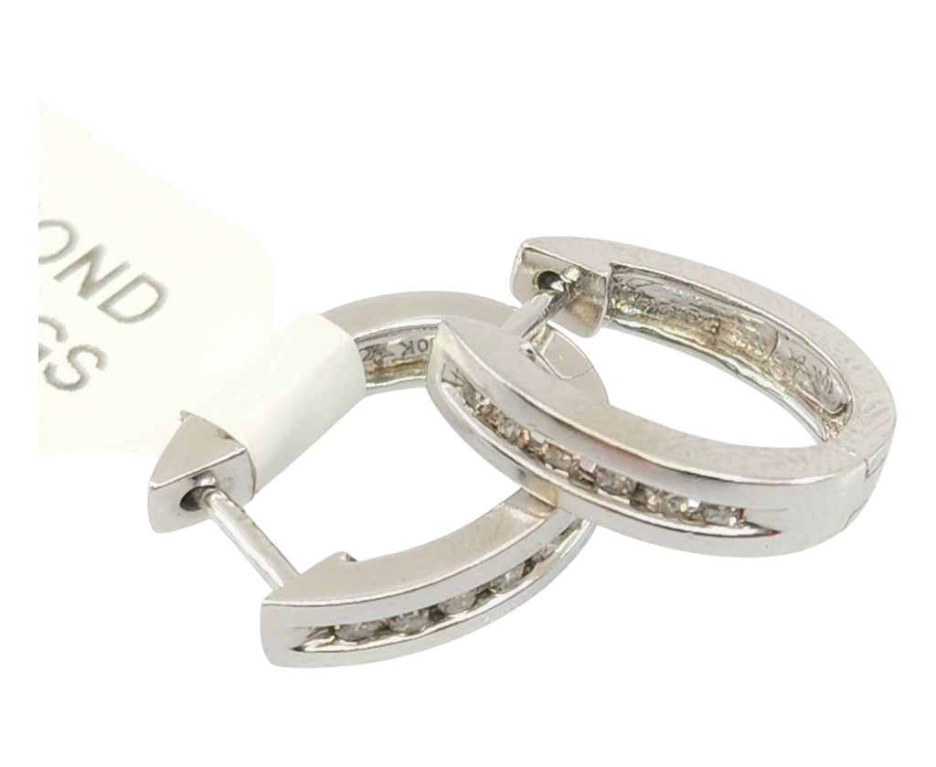White Gold diamond earrings