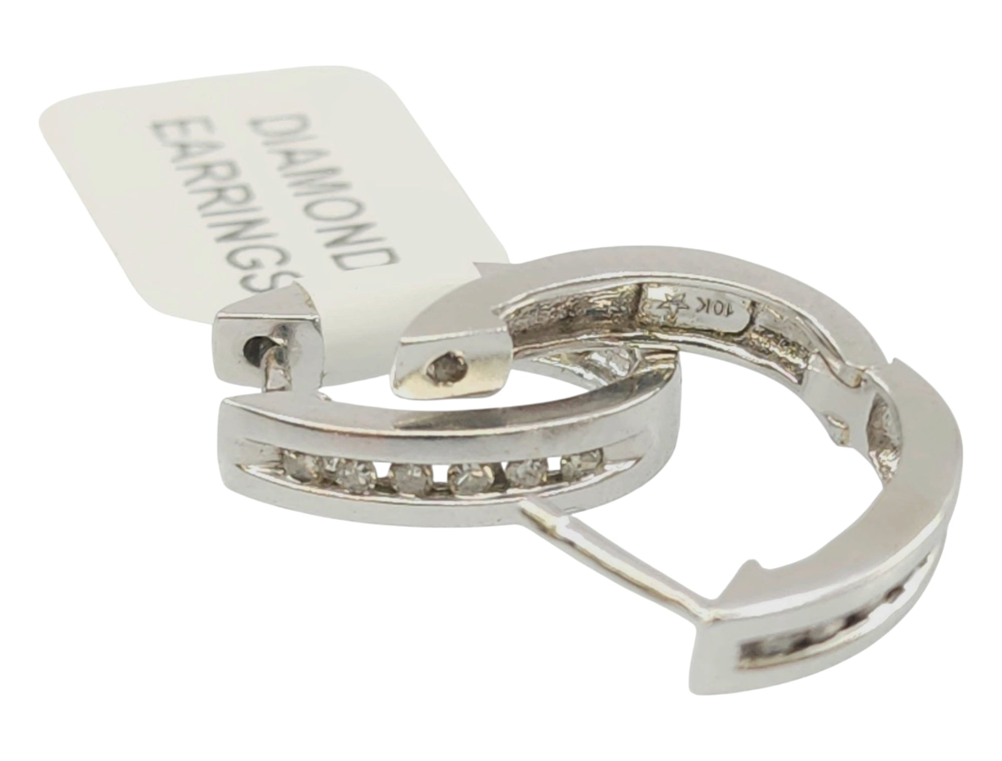 White Gold diamond earrings