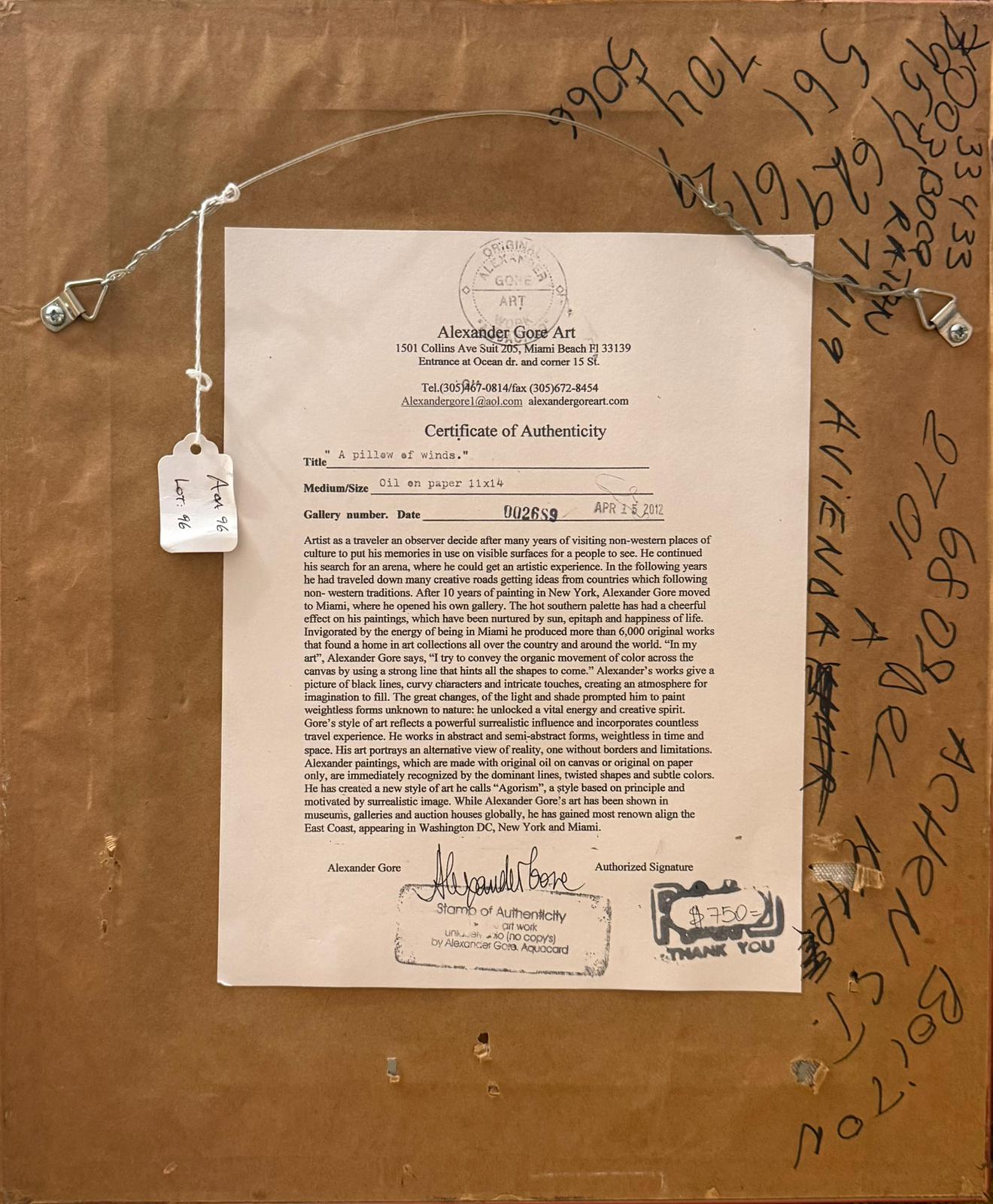 Alexander Gore COA
