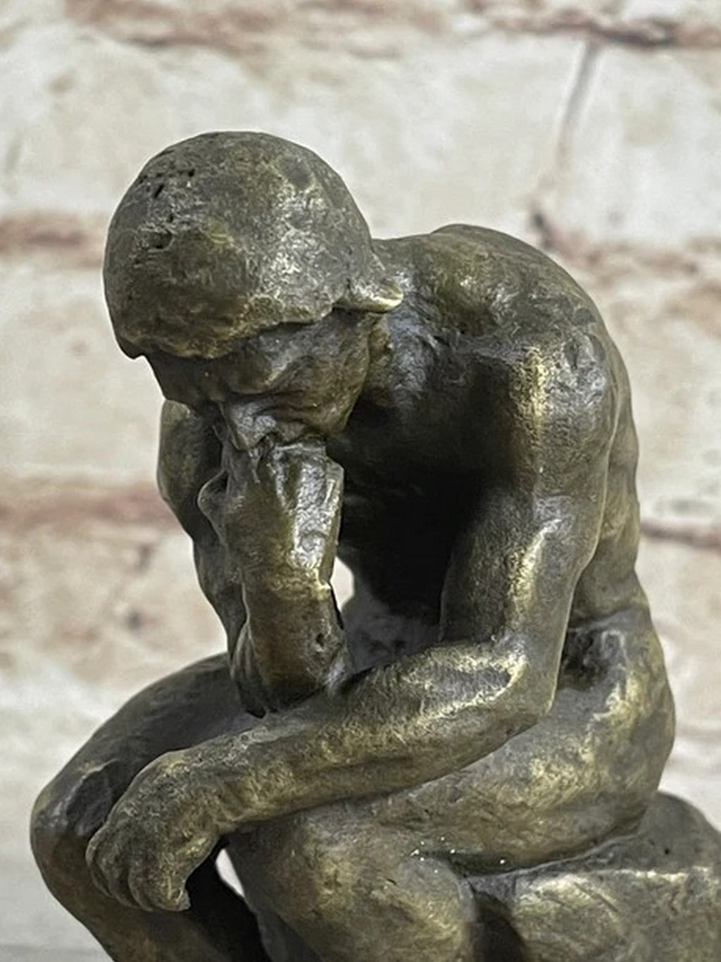 Minatare Famous Rodin Thinker Bronze Sculpture Figurine Statue Figure