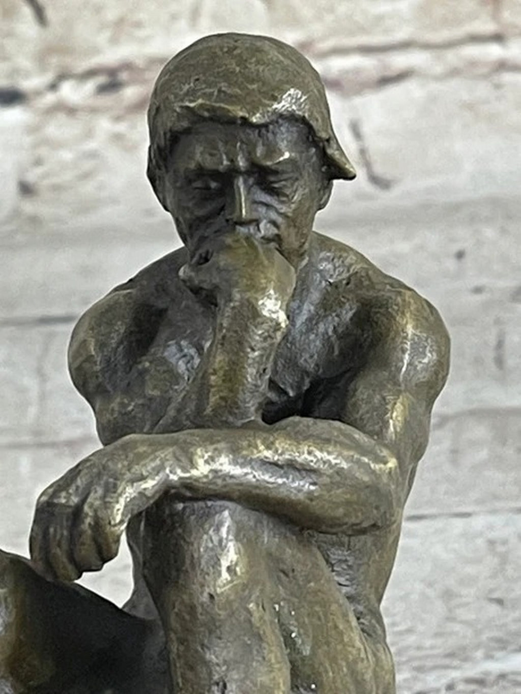 Minatare Famous Rodin Thinker Bronze Sculpture Figurine Statue Figure