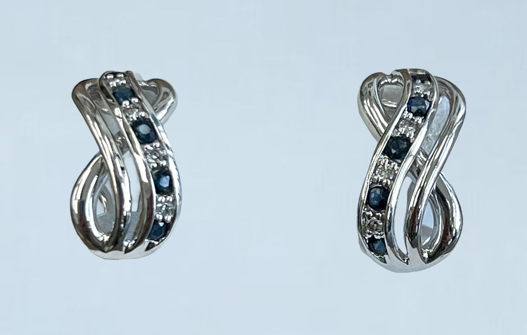 White Gold diamond earrings