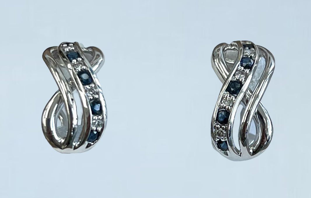 White Gold diamond earrings