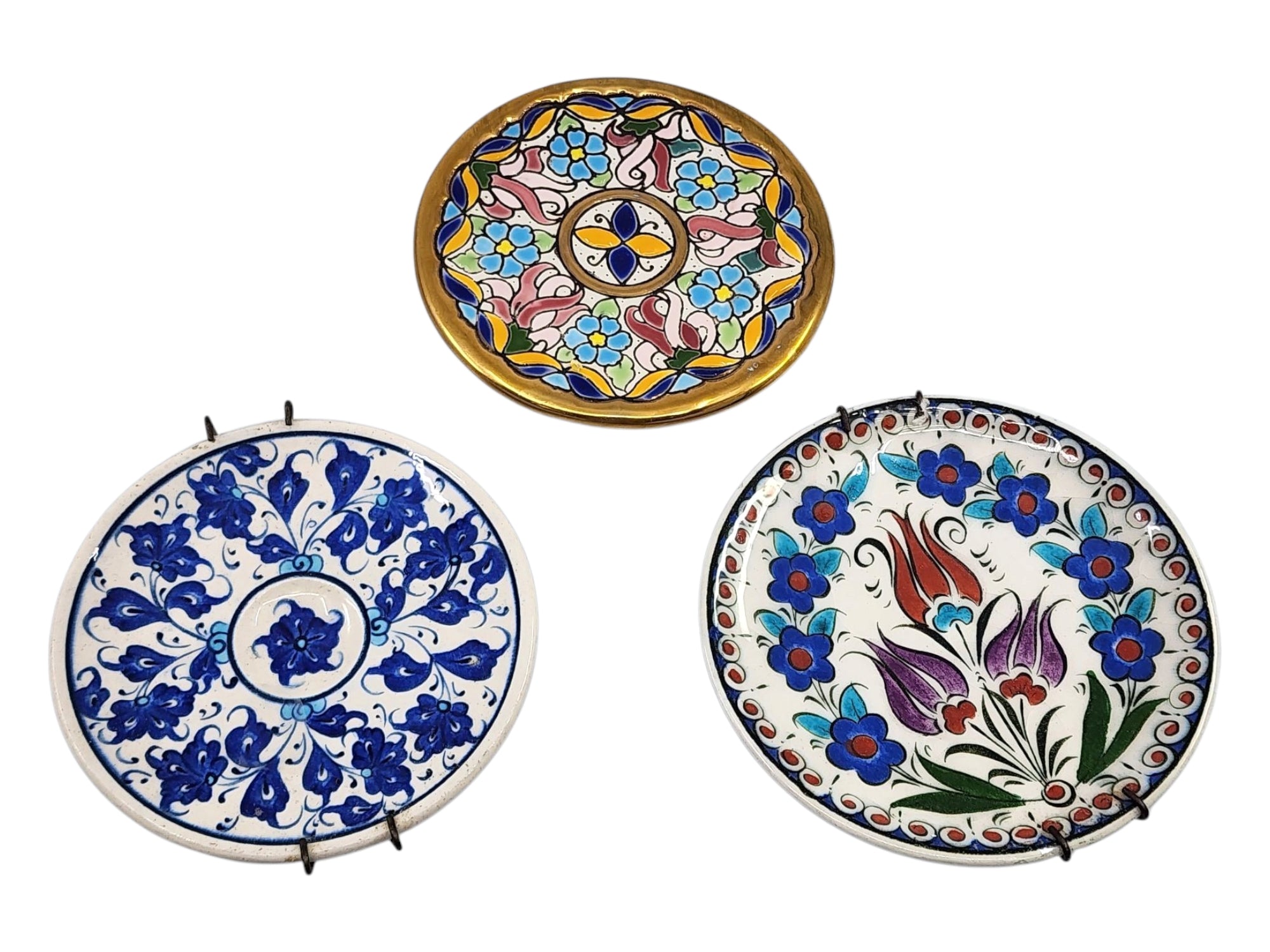 Miniature porcelain wallplates