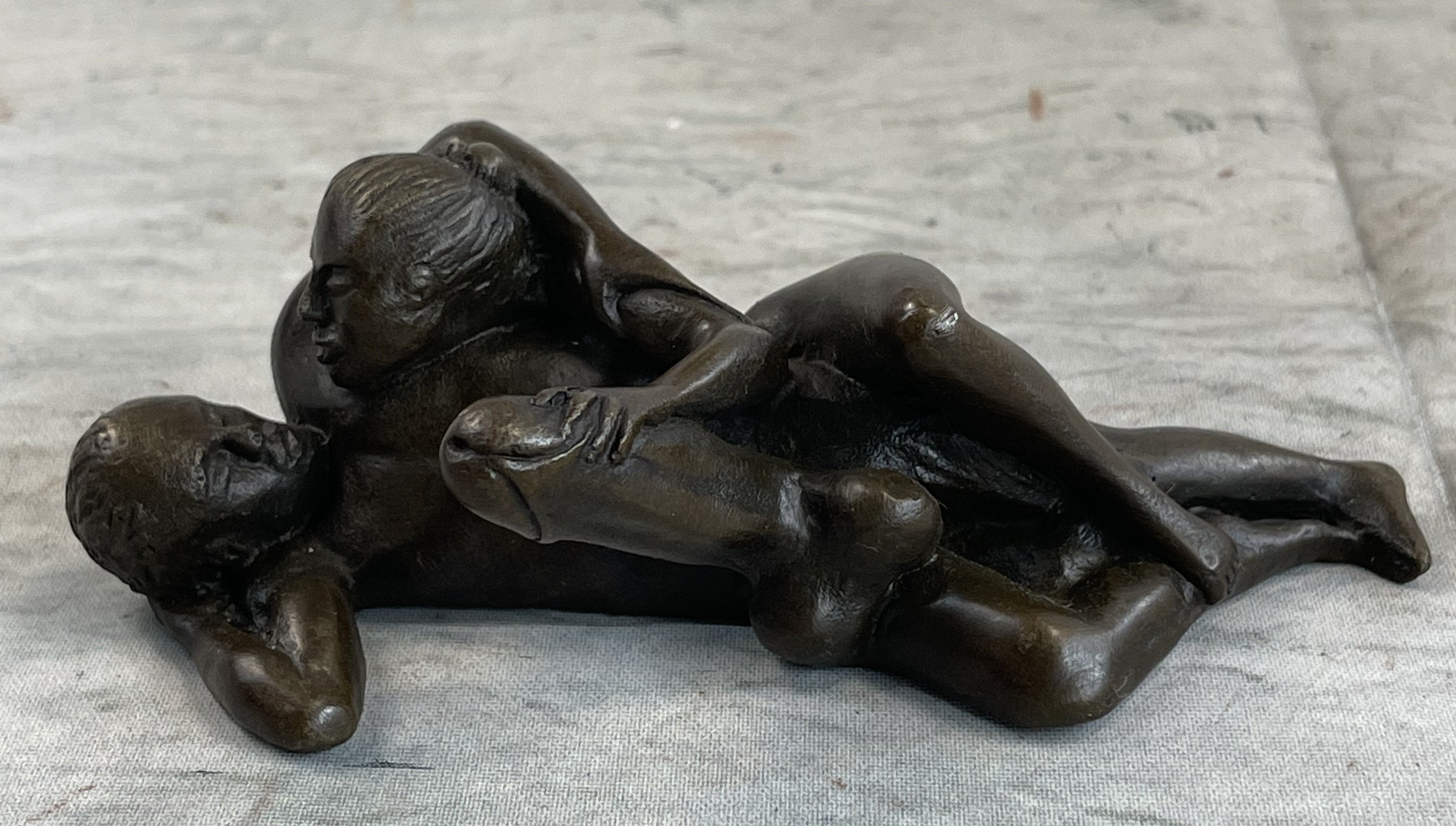 Milo Erotic Male and Female Sexual Arouse Bronze