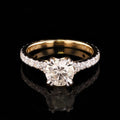 1.50ct I COLOR I1 CLARITY CENTER Diamond 14K Yellow Gold Ring (2.23ctw Diamonds)