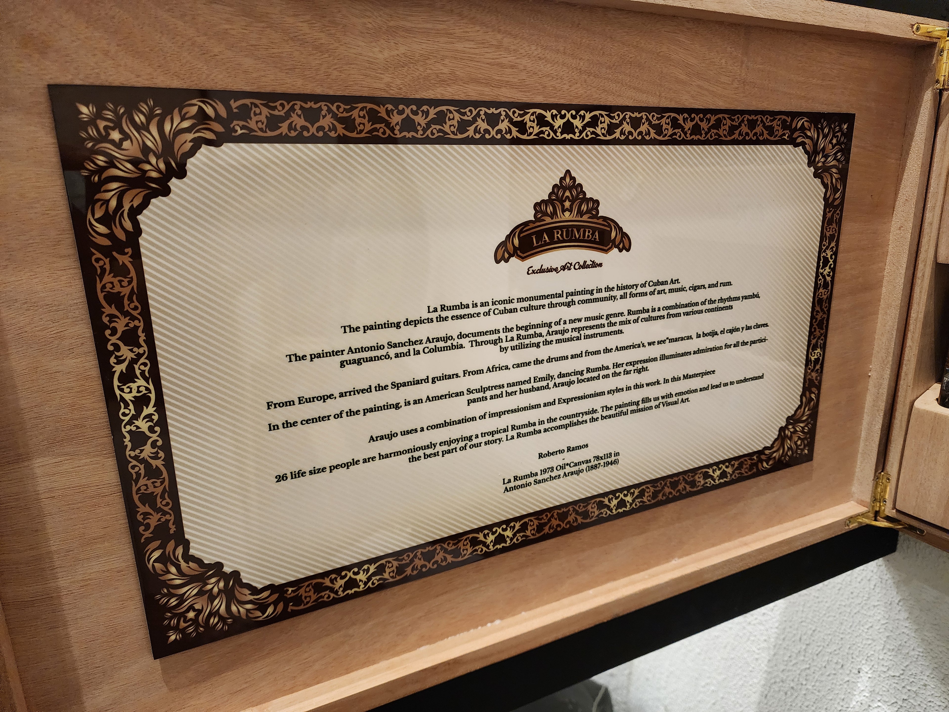 one of a kind 44 Cigar Humidor
