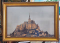 LARGE FRAMED PHOTOGRAPH OF Mont Saint-Michel