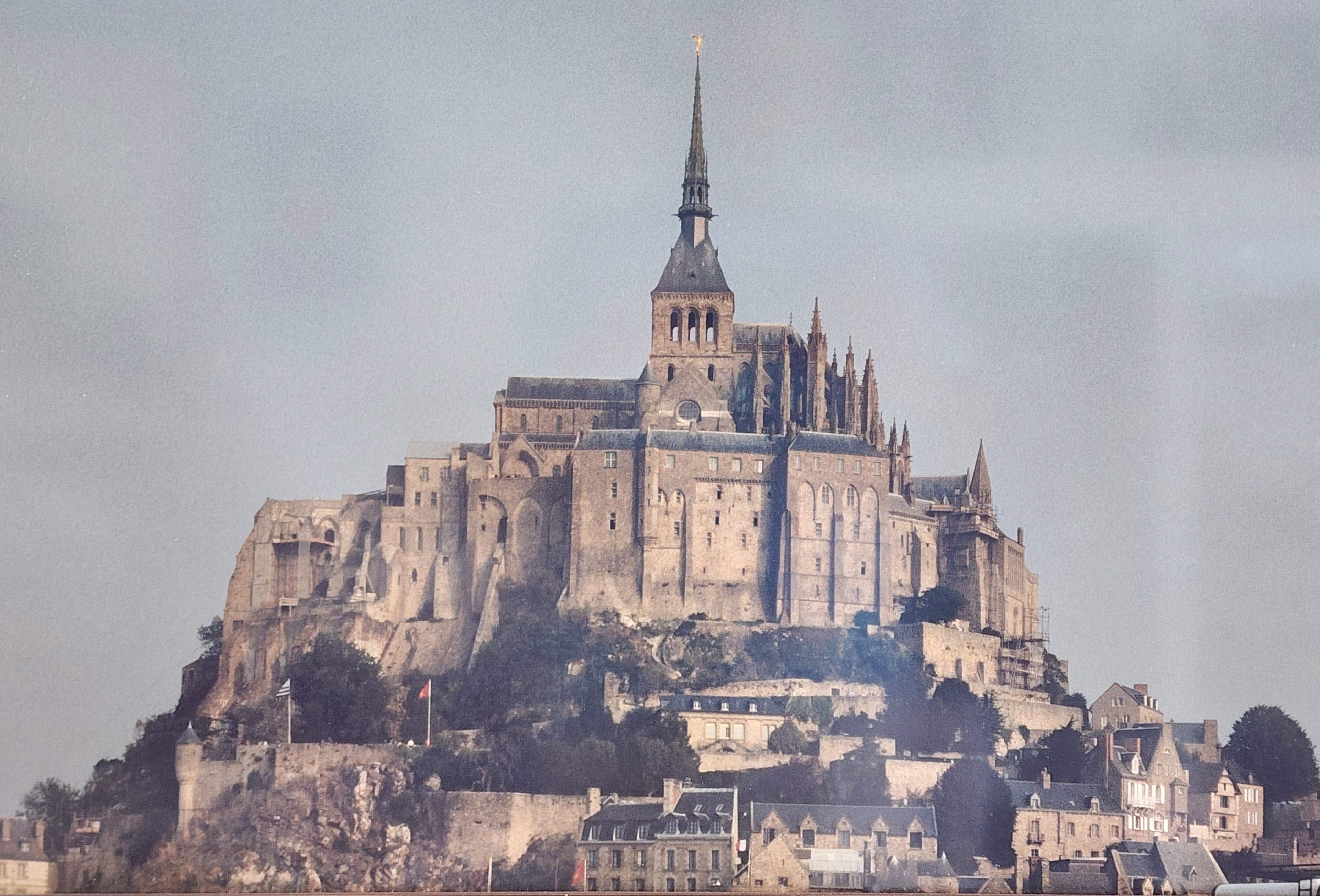 LARGE FRAMED PHOTOGRAPH OF Mont Saint-Michel