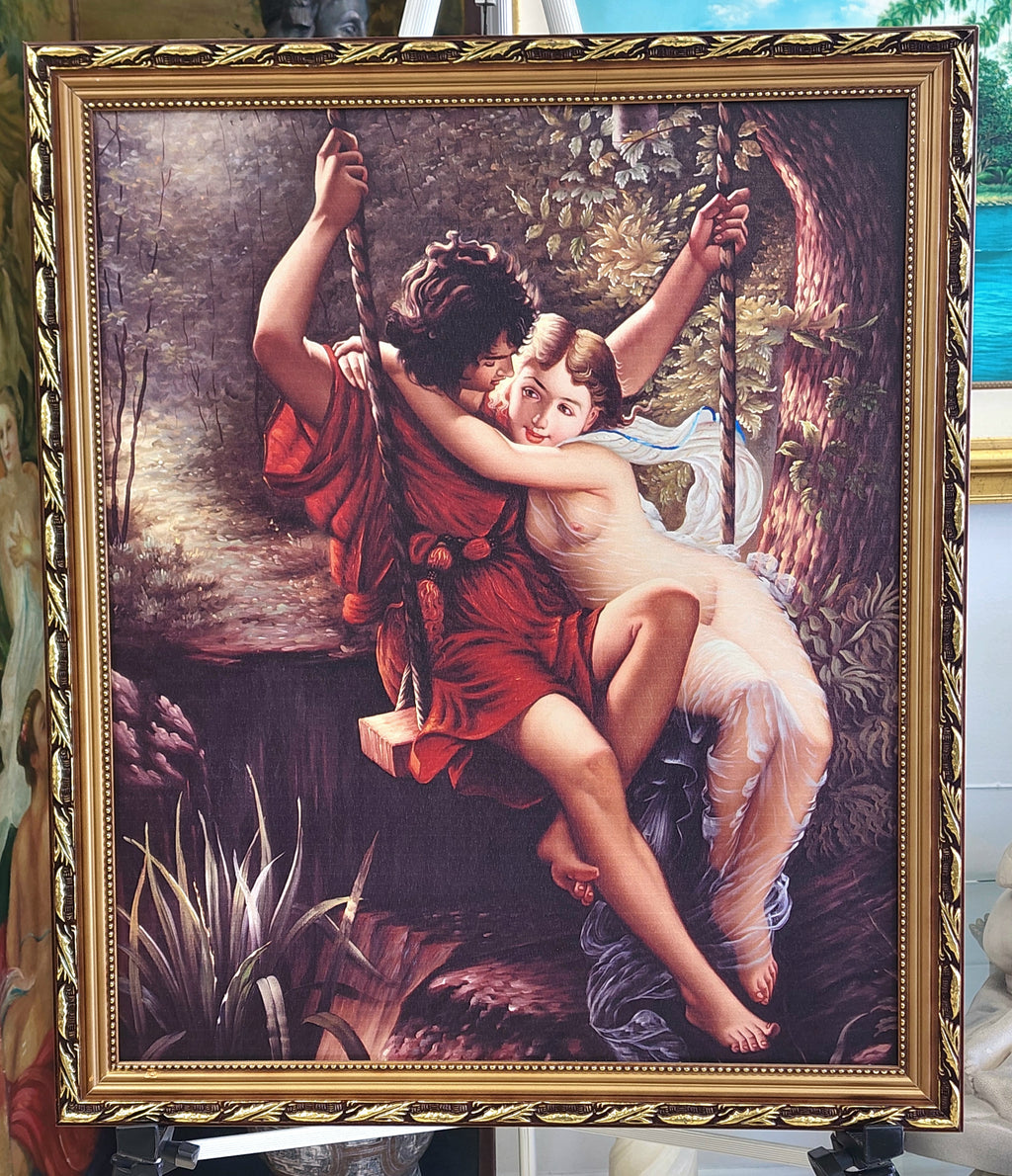 PIERRE-AUGUSTE COT (French 1837-1883) framed Giclee (Copy)