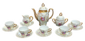 Vintage BS Made In Japan Porcelain Musical 15 Pieces Tea Set