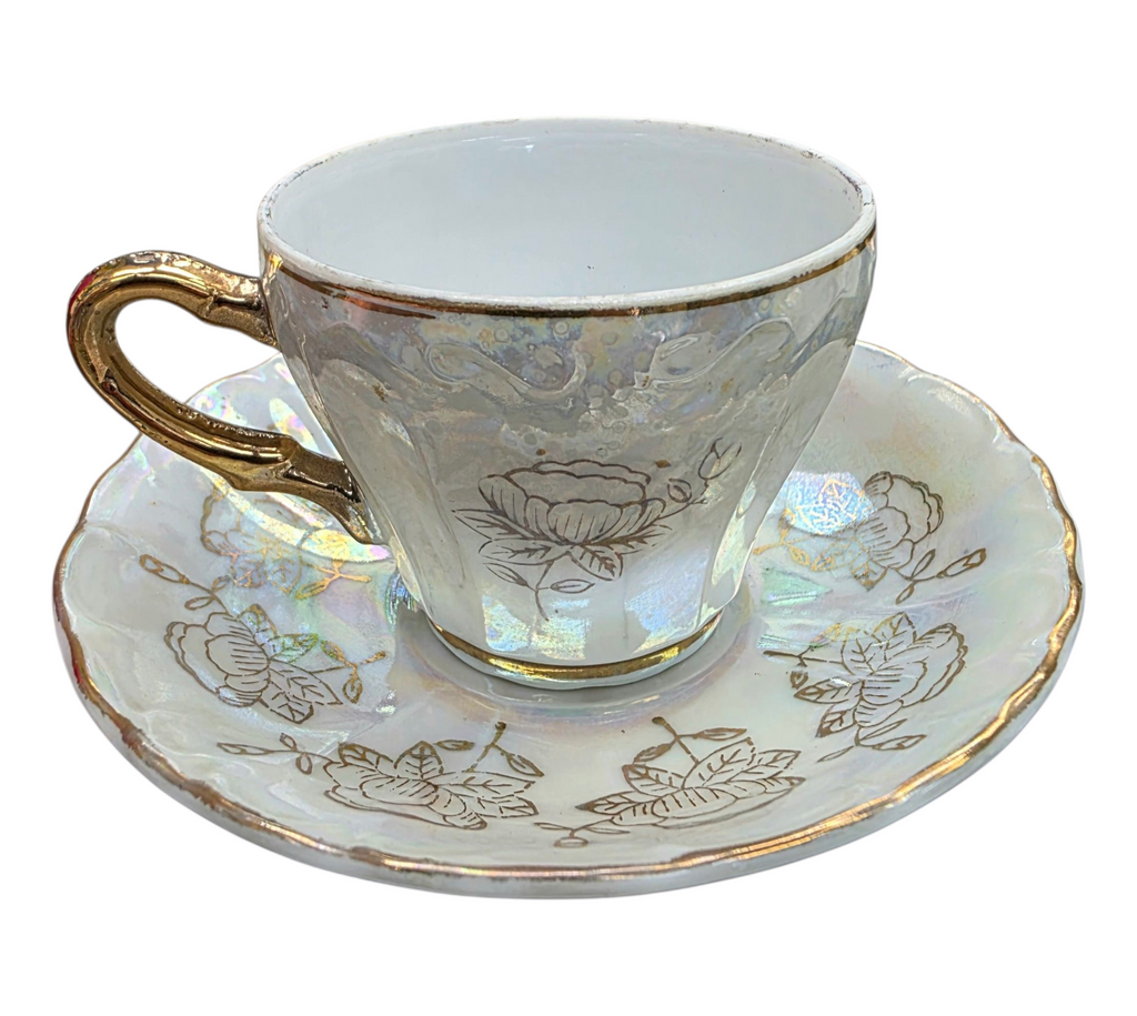 Vintage BS Made In Japan Porcelain Musical 15 Pieces Tea Set