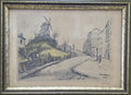 Eugene Lombral antique framed color print
