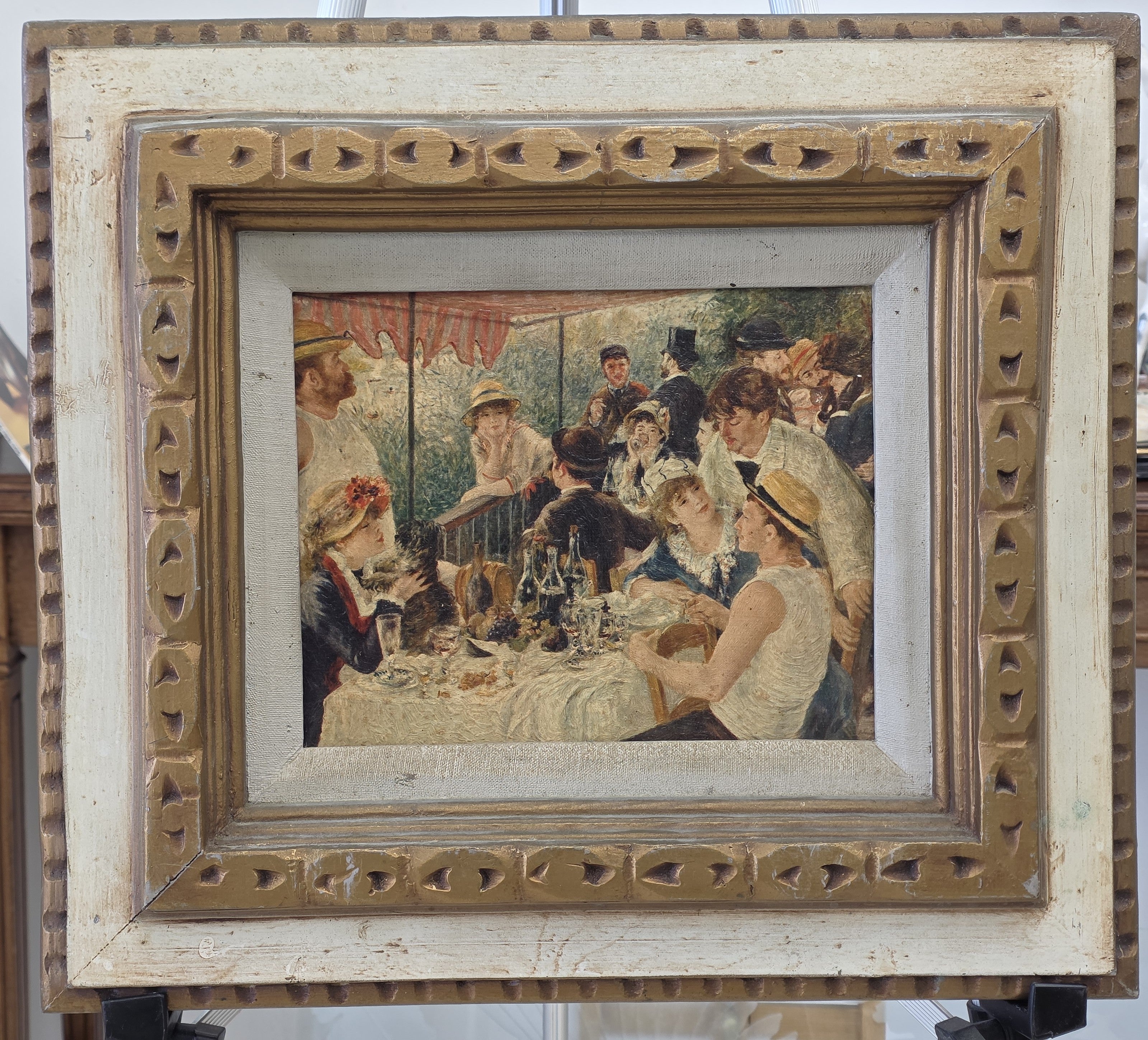 Oil On Canvas Attributed To Pierre Auguste Renoir
