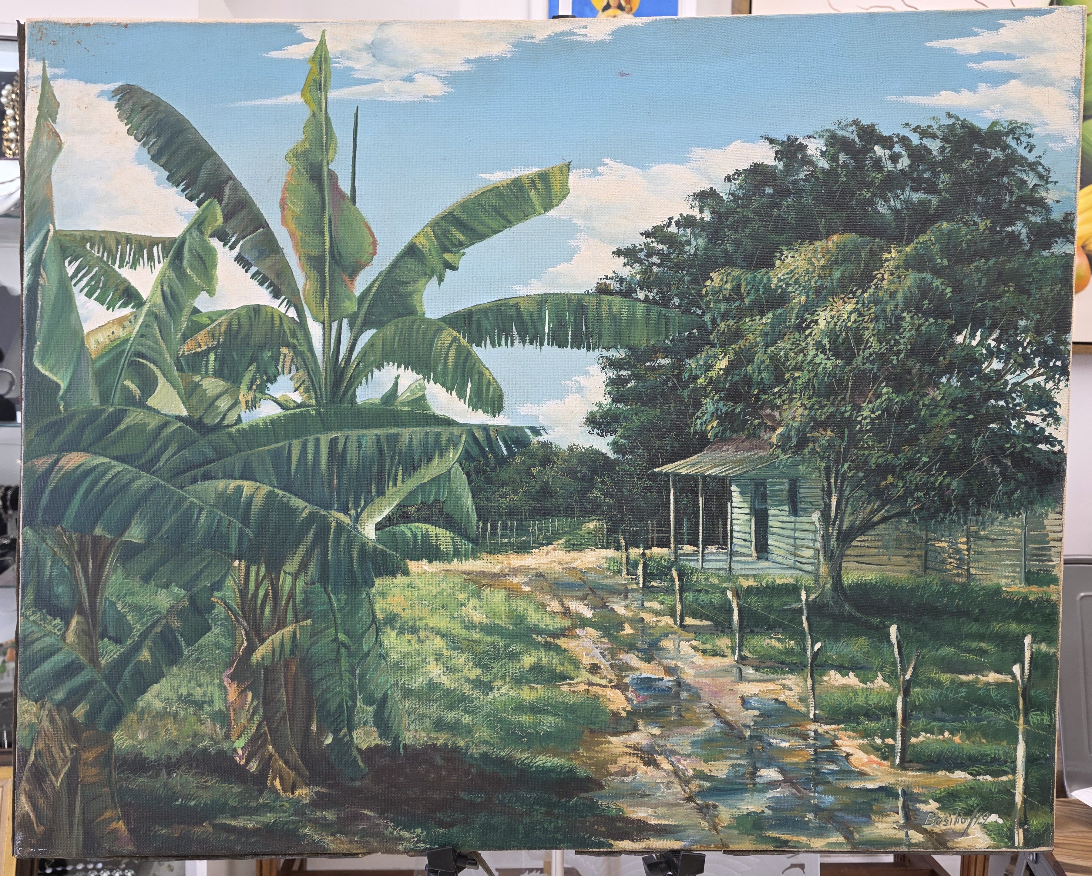 Basilio Garcia oil on canvas