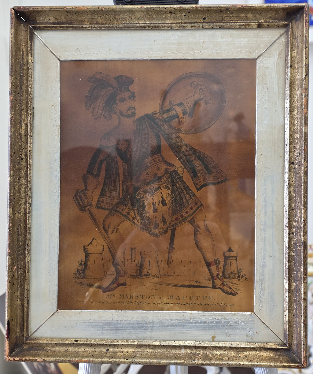 Mr. Marston as MacDuff antique framed print