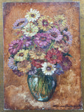 Still Life Floral Oil Painting Framed