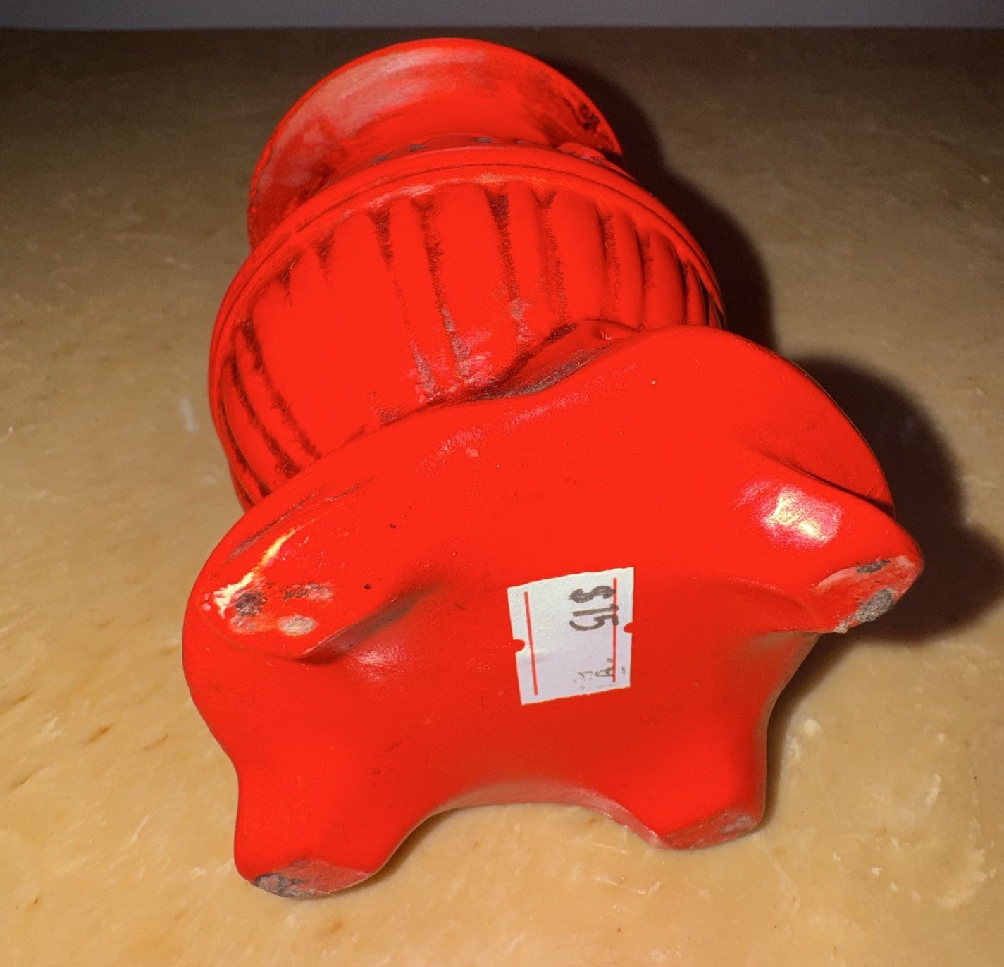 Red Cast Iron "Fire Hydrant" Table Lighter